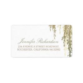 柳結婚樹 ラベル