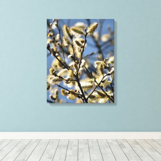 柳 キャンバスプリント (インサイチュ (ウッドフロア))