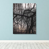 柳 キャンバスプリント (インサイチュ (ウッドフロア))