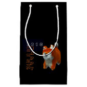 柴人形3Dデジタルアートドッグ年2018 SGift B スモールペーパーバッグ (正面)