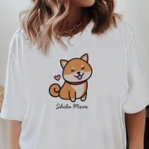 柴母柴犬犬Tシャツ
