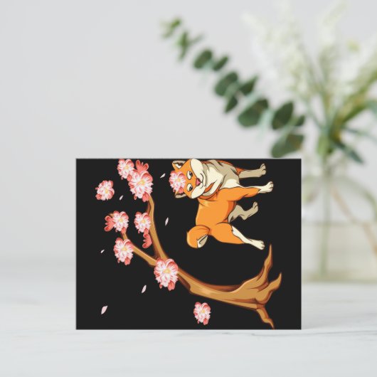 柴犬おもしろい犬 |有意義な引っ越し祝いパーティーギフト 案内ポストカード (スタンド正面)