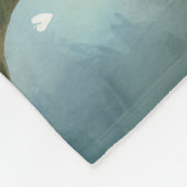 柴犬とイースターエッグホリデイ フリースブランケット (角)