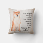 柴犬のお母さんの枕 クッション (裏面)
