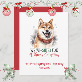 柴犬のウィスキークリスマス | シーズンカード
