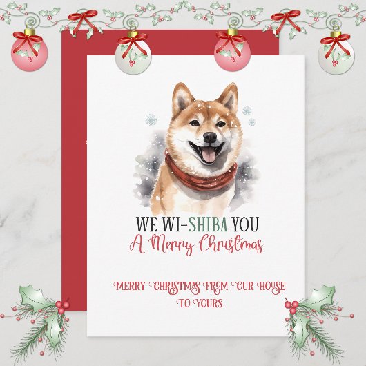 柴犬のウィスキークリスマス | シーズンカード