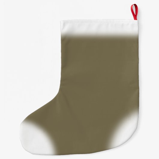 柴犬のクリスマスのストッキングカスタムな犬のストッキング ラージクリスマスストッキング (裏面)