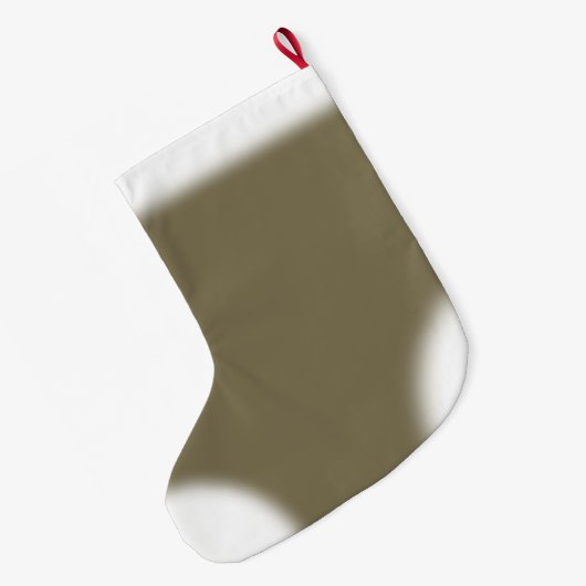 柴犬のクリスマスのストッキングカスタムな犬のストッキング ラージクリスマスストッキング (裏面 (吊り時))