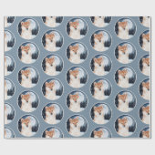 柴犬のクリスマスの包装紙 ラッピングペーパー (フラット)