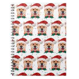 柴犬のクリスマススター ノートブック