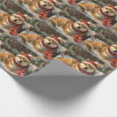 柴犬のクリスマス ラッピングペーパー (角)