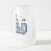 柴犬のパパ フロストグラスビールジョッキ (正面左)