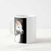 柴犬のマグ コーヒーマグカップ (正面左)