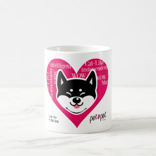 柴犬のマグ(黒) コーヒーマグカップ