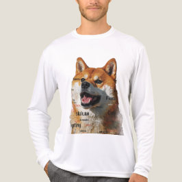 柴犬の写真Tシャツ | 愛犬家のためのTシャツ トライブレンドTシャツ