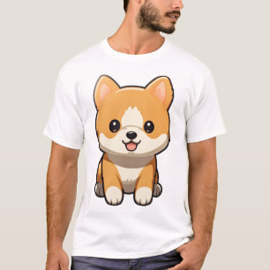 柴犬の凝視 Tシャツ