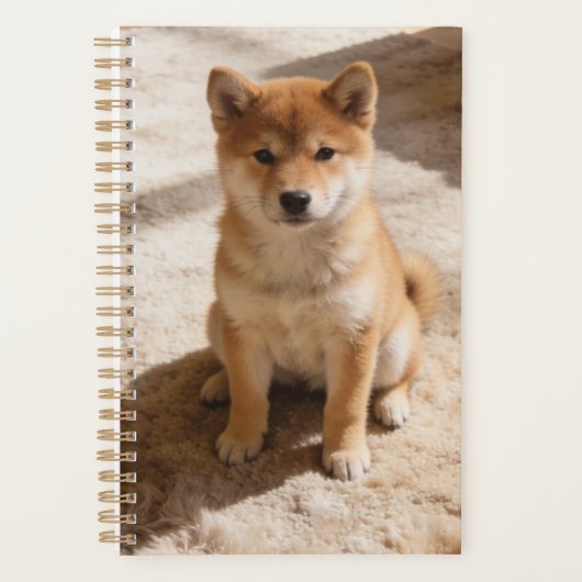 柴犬の子犬プランナー プランナー手帳 (正面)