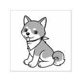 柴犬の子犬 セルフインキングスタンプ (デザイン)