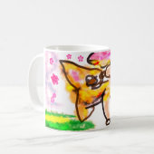 柴犬の愛 コーヒーマグカップ (正面左)