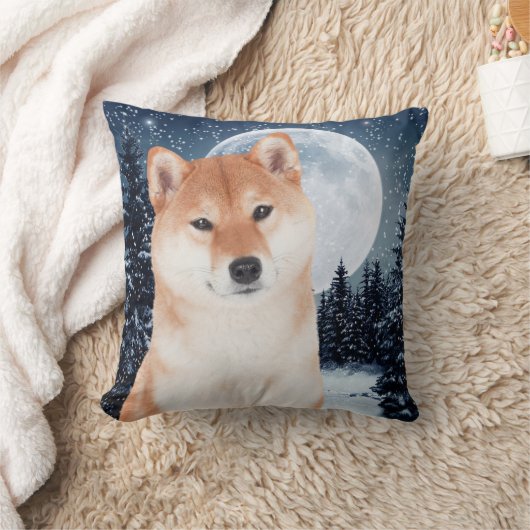 柴犬の枕 クッション (ブランケット)