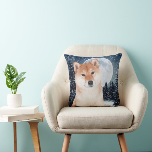 柴犬の枕 クッション (椅子)