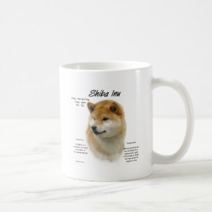 柴犬の歴史のデザイン コーヒーマグカップ