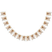 柴犬の(赤い)絵画-元の犬の芸術 バンティングフラッグ (全)