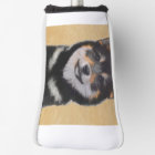 柴犬の(黒およびタン)絵画-犬の芸術