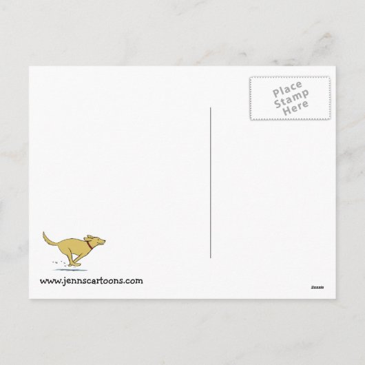 柴犬はそれが幸せな犬の休日-雪が降るようにしました シーズンポストカード (裏面)