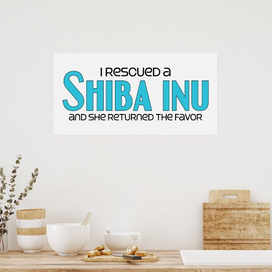 柴犬を救った ポスター (キッチン)