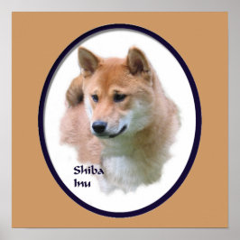 柴犬アートプリント ポスター