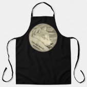 柴犬エプロンパーソナライズされた柴犬アートギフト エプロン (正面)