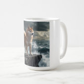 柴犬エレガントコーヒーマグ コーヒーマグカップ (正面右)