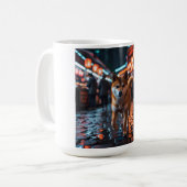 柴犬エレガントコーヒーマグ コーヒーマグカップ (正面左)