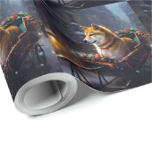 柴犬クリスマスフェスティバルシーズン ラッピングペーパー (ロールコーナー)