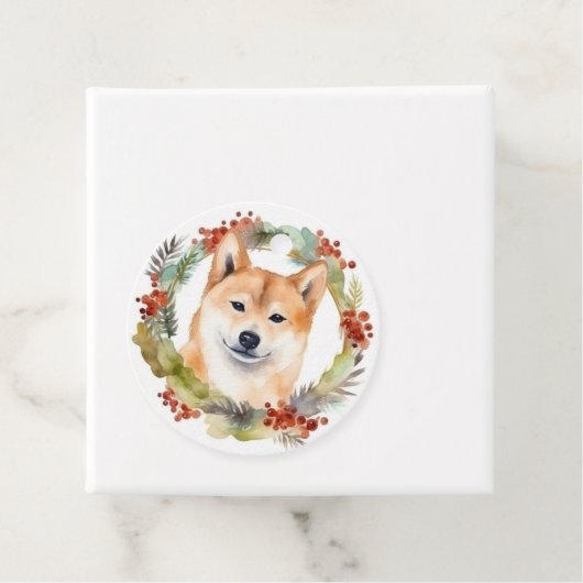 柴犬クリスマスリースフェスティバルカップ フェイバータグ (インサイチュ)