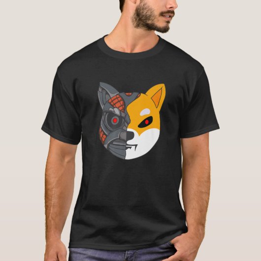 柴犬コインのCrypto We Trust Token Crypto Tシャツ (正面)