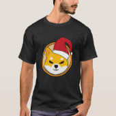 柴犬コインクリスマスシバトークン柴犬 Tシャツ (正面)