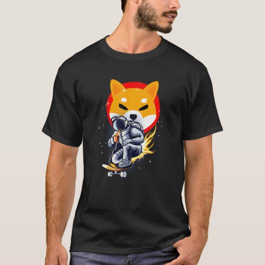 柴犬コインシーブトークンザムーン Tシャツ (正面)