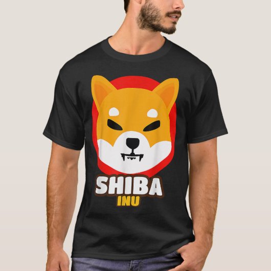 柴犬コイン暗号トークン暗号通貨財布 Tシャツ (正面)