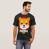 柴犬コイン暗号トークン暗号通貨財布 Tシャツ (正面フル)