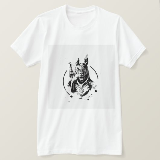 柴犬サムライお父さん 🐕⚔️ 忠誠の精神を称え Tシャツ (デザイン正面)