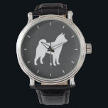 柴犬シルエット 腕時計<br><div class="desc"></div>