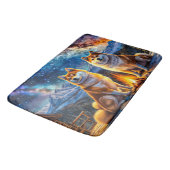 柴犬スターゲージング03デザインバイリッチAMeNギル バスマット (アングル)