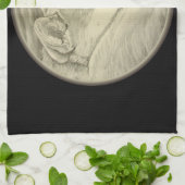 柴犬タオルドッグラバーアートティータオル&デコール キッチンタオル (折り畳み)