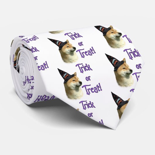 柴犬トリック ネクタイ (ロール)