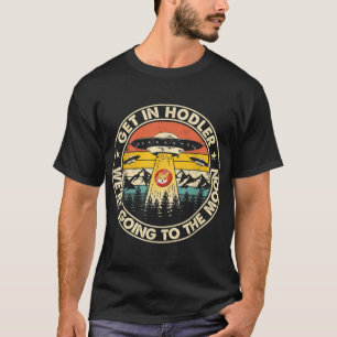 柴犬トークンコインエイリアン拉致取得ホドラー Tシャツ