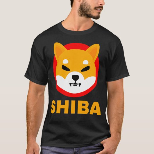 柴犬トークン暗号、Shibコイン暗号通貨H Tシャツ (正面)