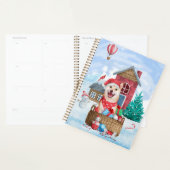 柴犬ドッグインスノークリスマスドッグ プランナー手帳 (ディスプレー)