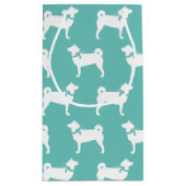 柴犬ドッグパピー スモールペーパーバッグ (裏面)